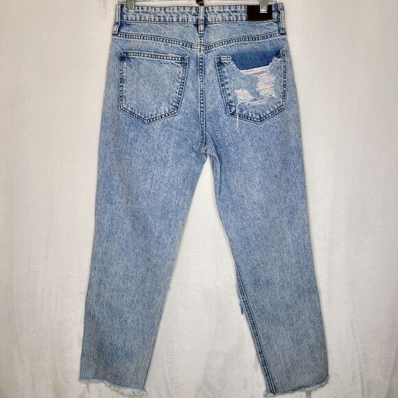 Hidden Denim with Multicolor Distressed Threads Size 26 - Picture 13 of 14